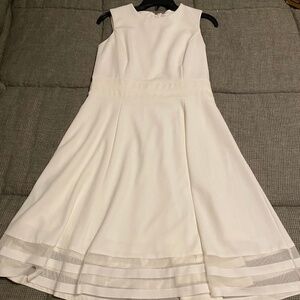 White Calvin Klein Dress - Size 10